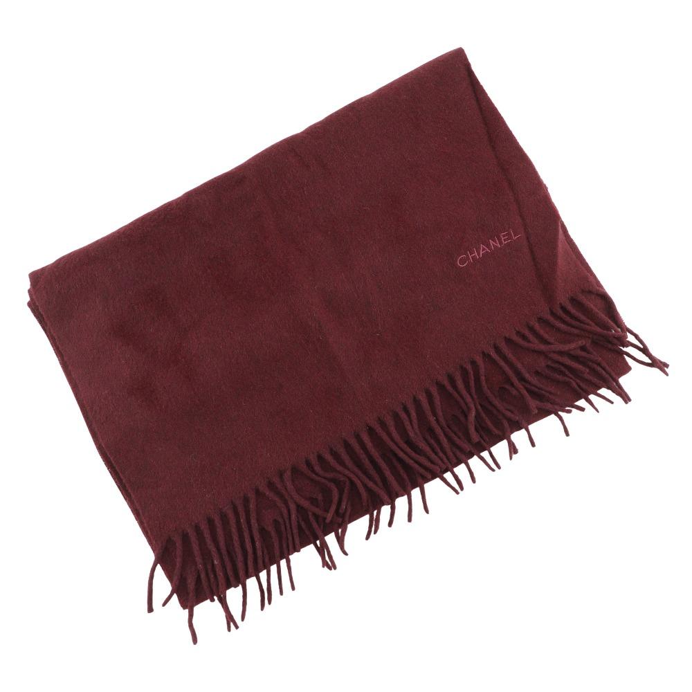 CHANEL logo Scarf Bordeaux cashmere Women Used
CHANEL logo Scarf Bordeaux cashmere Women Used