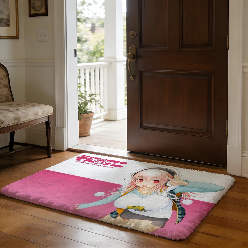 Floor Mat Soft Flannel Rug Non-Slip Absorbent Mat for Bathroom Bedroom Home Decor Colorful Striped Pattern 50x80cm
Floor Mat Soft Flannel Rug Non-Slip Absorbent Mat for Bathroom Bedroom Home Decor Colorful Striped Pattern 50x80cm
