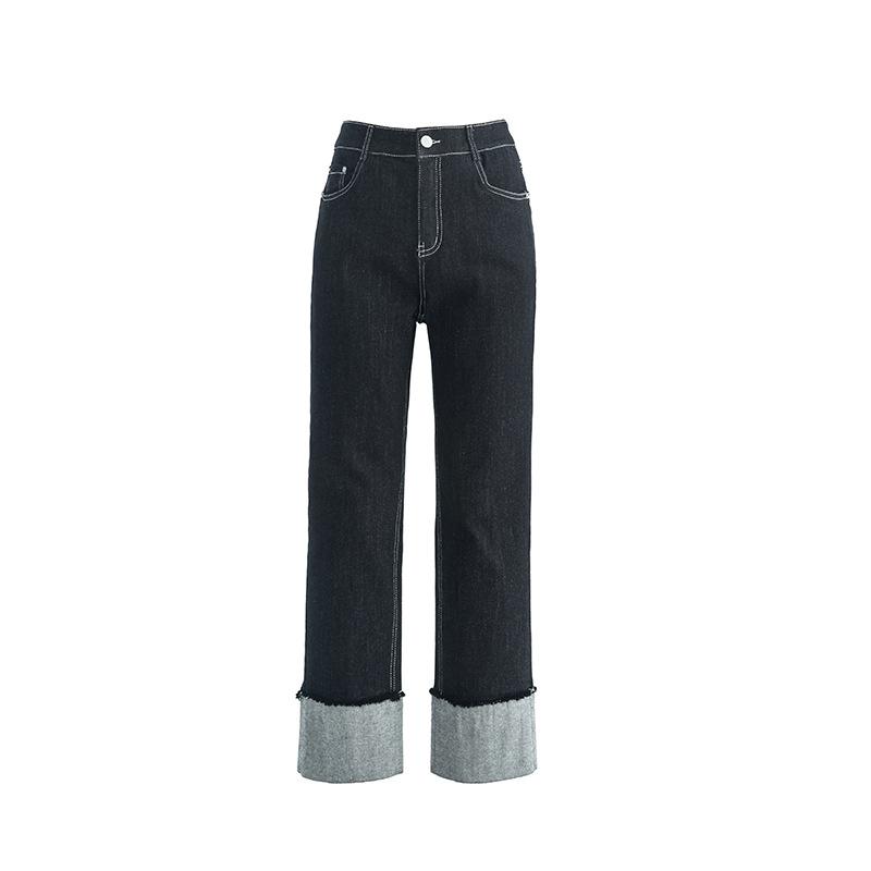 Anti-fading High-waist Nine-point Straight Jeans for Women, Slim Spring and Summer New Style Small Cigarette Pants 32 чорний
Anti-fading High-waist Nine-point Straight Jeans for Women, Slim Spring and Summer New Style Small Cigarette Pants 32 чорний