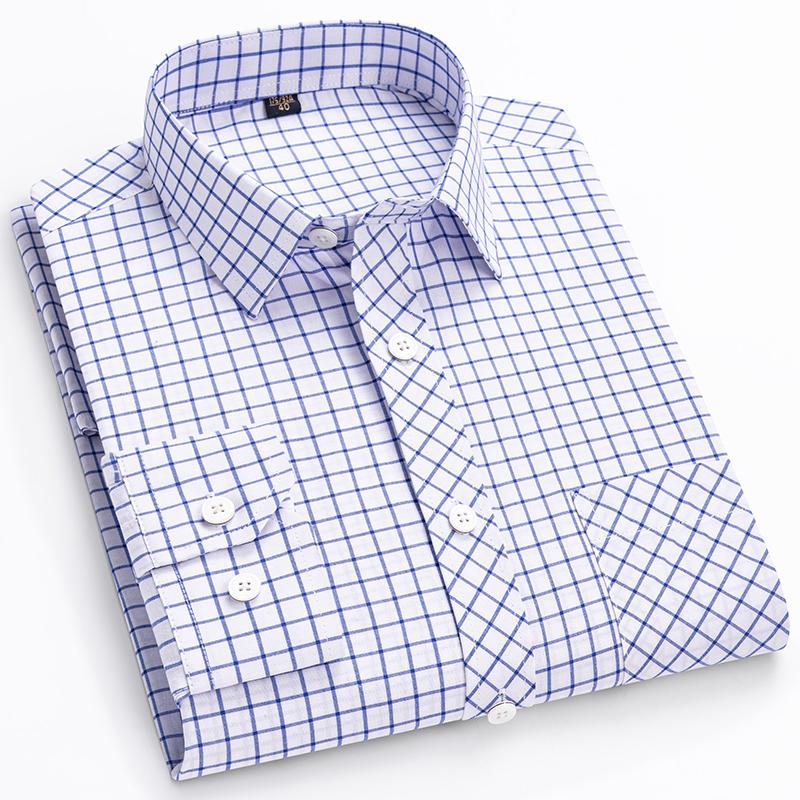 Spring Summer Thin Men s Shirt Long-Sleeved Cotton Plaid Shirt Formal Fashion Soft Breathable Classic Basic Casual Shirts 38
Spring Summer Thin Men s Shirt Long-Sleeved Cotton Plaid Shirt Formal Fashion Soft Breathable Classic Basic Casual Shirts 38