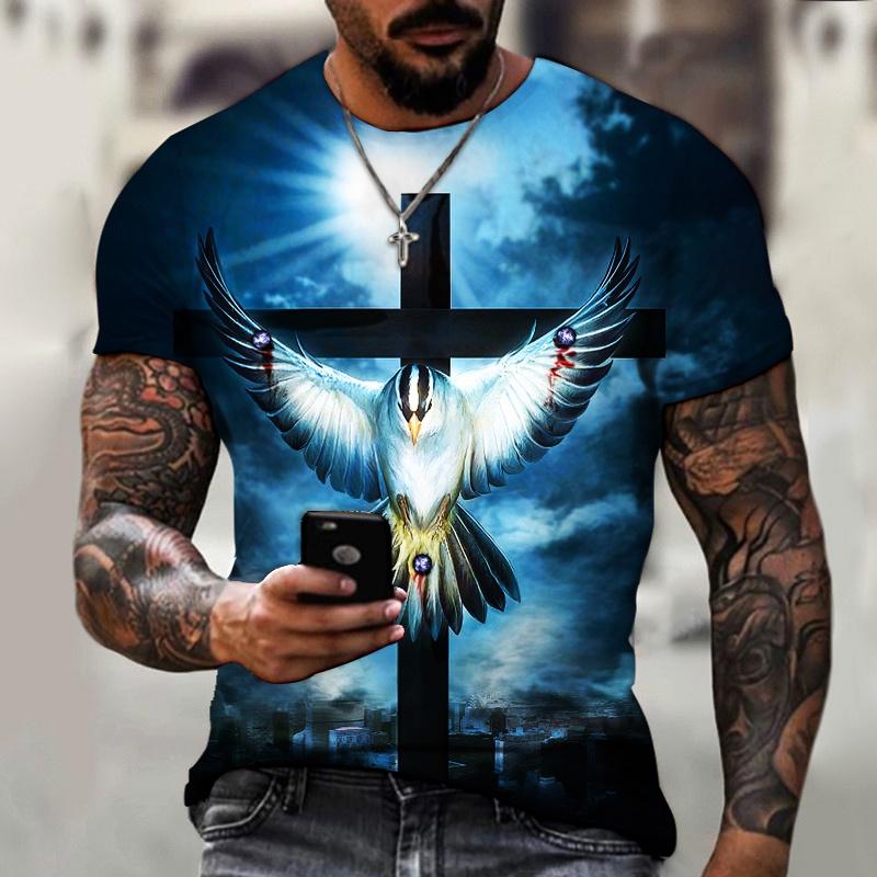 Lucky Cross Jesus Religious T-Shirt Чоловічі та жіночі 3D-друковані великі футболки з короткими рукавами Street Harajuku Fashion Top XL
Lucky Cross Jesus Religious T-Shirt Чоловічі та жіночі 3D-друковані великі футболки з короткими рукавами Street Harajuku Fashion Top XL