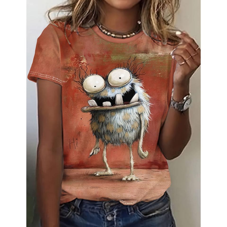 Женские футболки Harajuku Clothing Animals Fun and Casual 3D Printed Animal Characters Футболки S
Женские футболки Harajuku Clothing Animals Fun and Casual 3D Printed Animal Characters Футболки S