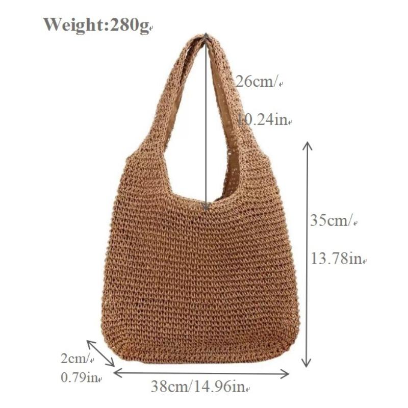 Универсальная соломенная сумка с двойным плечевым ремнем, плетеная вручную сумка в стиле ленивого ветра, большая вместимость, сумка-тоут на молнии, женская пляжная сумка для отпуска Welt zipper
Универсальная соломенная сумка с двойным плечевым ремнем, плетеная вручную сумка в стиле ленивого ветра, большая вместимость, сумка-тоут на молнии, женская пляжная сумка для отпуска Welt zipper