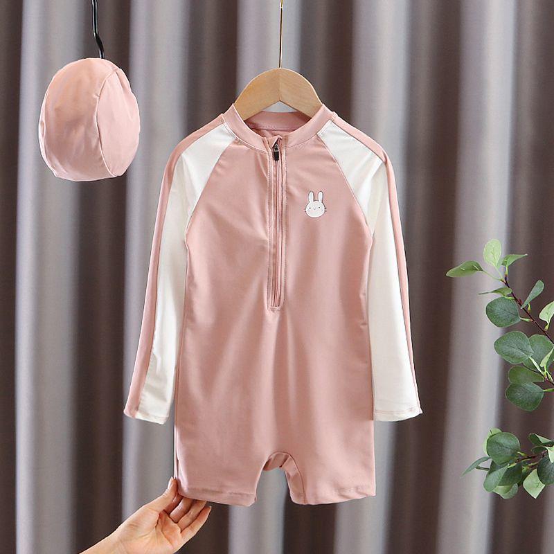 Girls Long Sleeve One-Piece Swimsuit - 2025 New Style Toddler Swimwear 90 (Height ~80cm)
Girls Long Sleeve One-Piece Swimsuit - 2025 New Style Toddler Swimwear 90 (Height ~80cm)