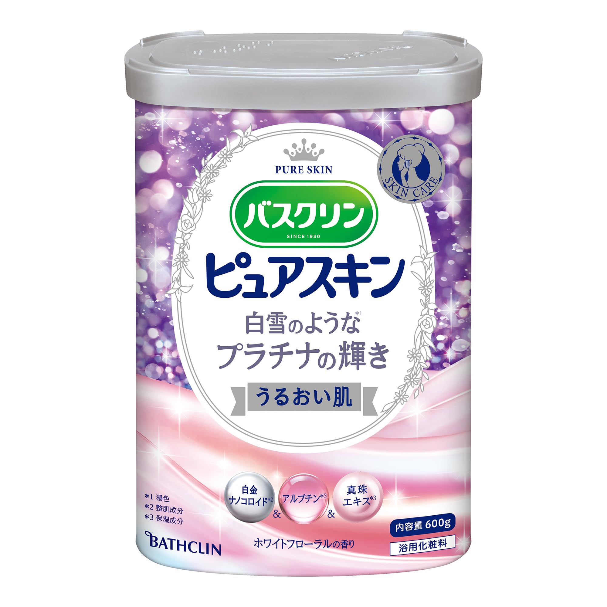 Bathclin Pure Skin Bathclin Pure Skin Bath Platinum 600г 30 Солі для ванни хмарного типу для шкіри, Блиск, (приблизно використовує), Турбота,
Bathclin Pure Skin Bathclin Pure Skin Bath Platinum 600г 30 Солі для ванни хмарного типу для шкіри, Блиск, (приблизно використовує), Турбота,