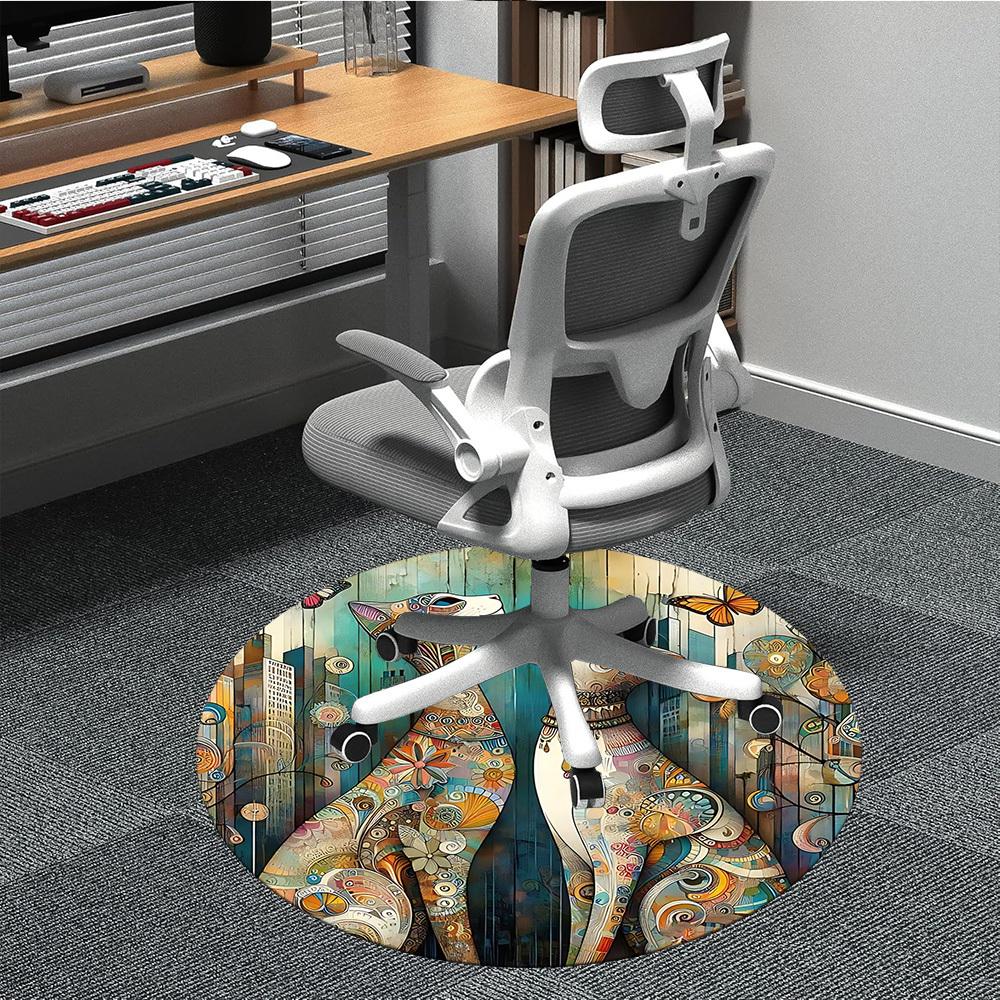 1PC Cats Urban Office Round Area Rug, Indoor Mat Suitable ForOffice, Under Office Chairs Bedroom Living Room Home Decor, Room Deco, D057 80cm by 80cm
1PC Cats Urban Office Round Area Rug, Indoor Mat Suitable ForOffice, Under Office Chairs Bedroom Living Room Home Decor, Room Deco, D057 80cm by 80cm