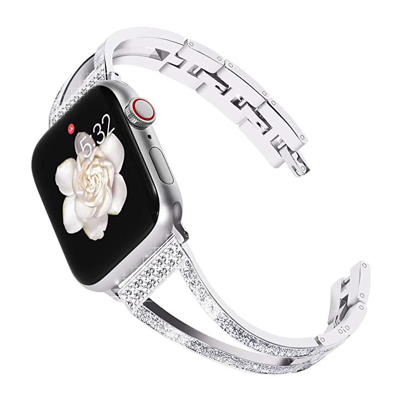 Metal Strap for Apple Watch Ultra 876543SE Women Stainless Steel Bracelet Wristband for iWatch Series 45mm 41mm 44mm40mm 38 42mm For 38mm-40mm-41mm серебряный
Metal Strap for Apple Watch Ultra 876543SE Women Stainless Steel Bracelet Wristband for iWatch Series 45mm 41mm 44mm40mm 38 42mm For 38mm-40mm-41mm серебряный