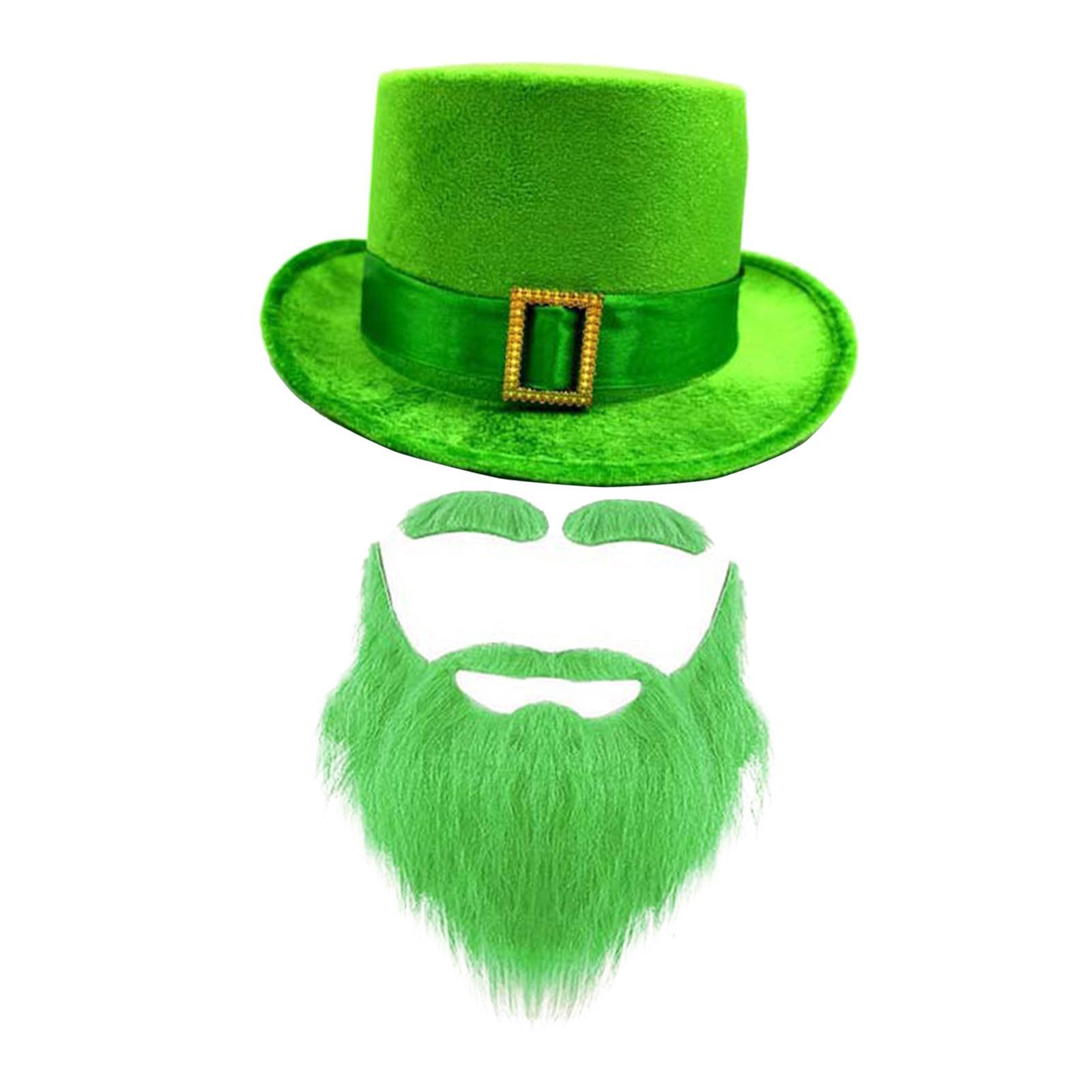 ST. Patrick s Day Hat Creative Top Hat ST Patrick s Day Hat with Beard for Party зелений
ST. Patrick s Day Hat Creative Top Hat ST Patrick s Day Hat with Beard for Party зелений