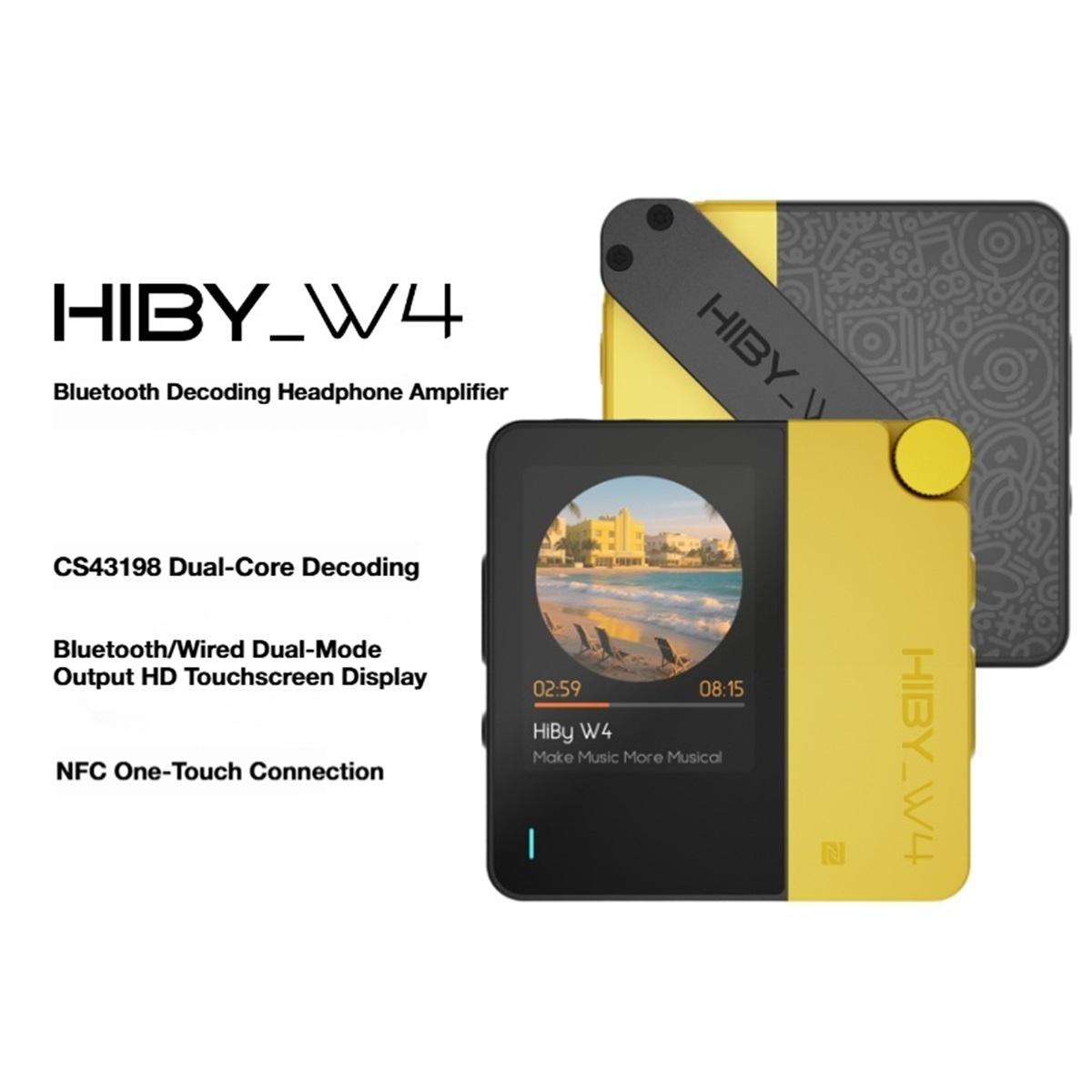 HiBy W4 MagSafe MP3-плеєр Музичний плеєр 3,5 мм 4,4 мм Бездротовий аудіо HiFi Підсилювач для навушників USB DAC Bluetooth 5.4 QCC5181 DSD512 LDAC W4-Yellow
HiBy W4 MagSafe MP3-плеєр Музичний плеєр 3,5 мм 4,4 мм Бездротовий аудіо HiFi Підсилювач для навушників USB DAC Bluetooth 5.4 QCC5181 DSD512 LDAC W4-Yellow