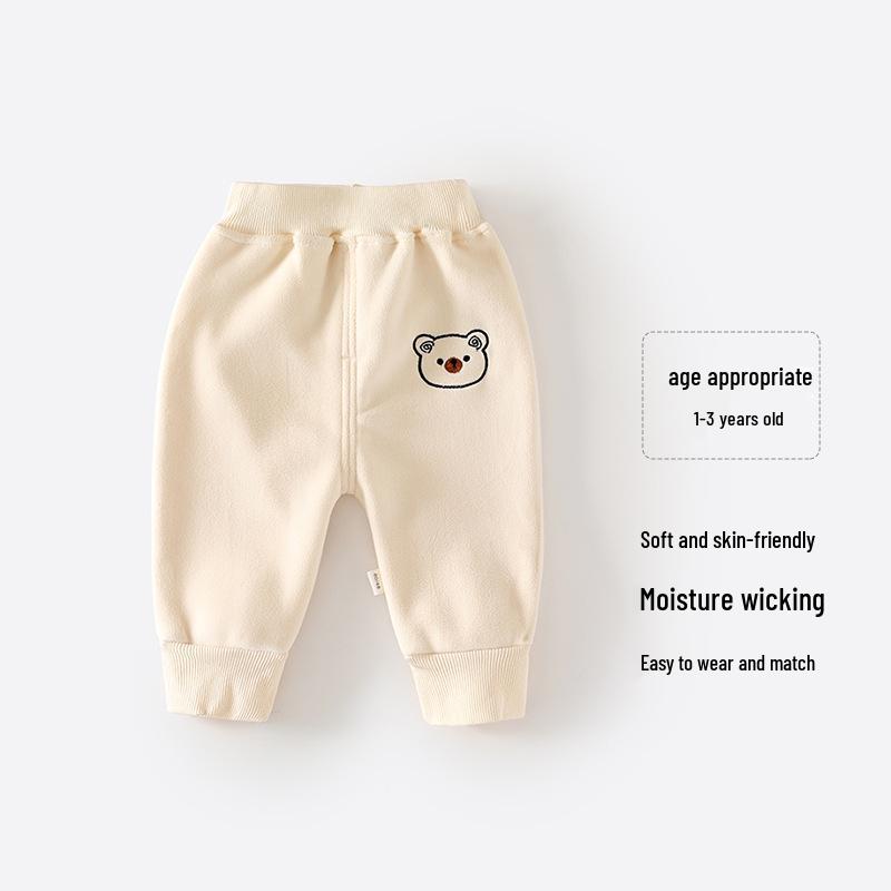 Детские бархатные брюки с двойным слоем и утолщением - Осенне-зимние повседневные теплые брюки для мальчиков и девочек 110cm (16-19kg) бежевый
Детские бархатные брюки с двойным слоем и утолщением - Осенне-зимние повседневные теплые брюки для мальчиков и девочек 110cm (16-19kg) бежевый