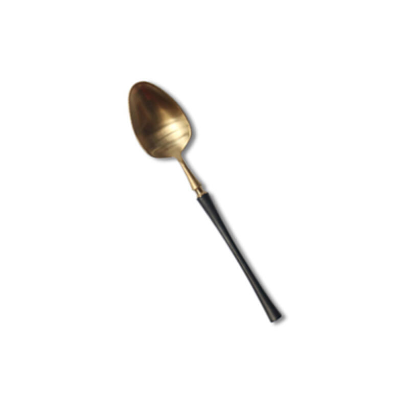Belle Gold Black Dessert Spoon Cutlery Set
Belle Gold Black Dessert Spoon Cutlery Set