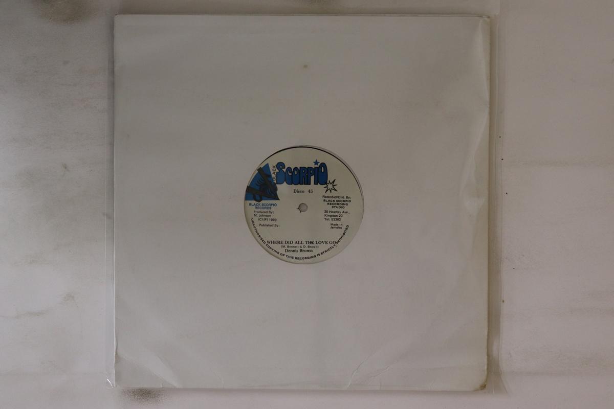 12-дюймовая пластинка DENNIS BROWN - Where Did All The Love Go none Black Scorpio 1989 UK Регги, Ска и Даб Б/У
12-дюймовая пластинка DENNIS BROWN - Where Did All The Love Go none Black Scorpio 1989 UK Регги, Ска и Даб Б/У