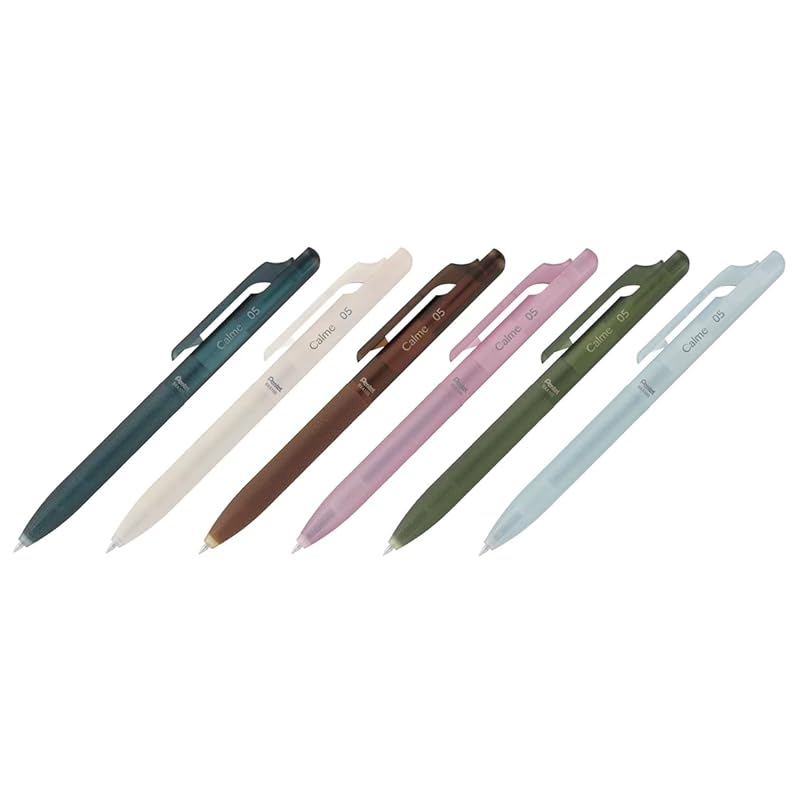 Pentel oily ballpoint pen Calme Callum limited Relaxed Frost Series 0.5mm BXA105L set of 6
Pentel oily ballpoint pen Calme Callum limited Relaxed Frost Series 0.5mm BXA105L set of 6