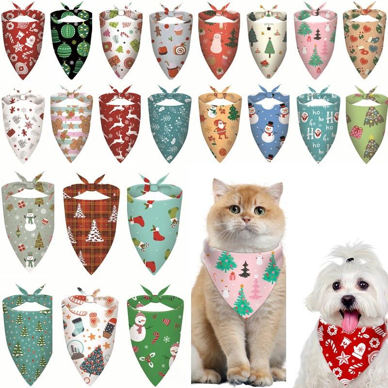 Dog Scarf Bandana Collar Bibs Cat Neck Decor Christmas Halloween Pet Supplies Puppy Cat Dog Accessories for Small Dogs Random Color 1Pc
Dog Scarf Bandana Collar Bibs Cat Neck Decor Christmas Halloween Pet Supplies Puppy Cat Dog Accessories for Small Dogs Random Color 1Pc