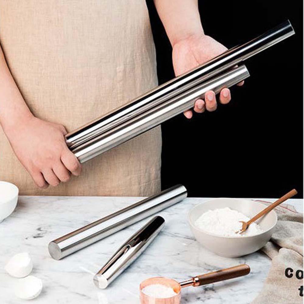 Лапша Тесто Пирог Нержавеющая сталь Тестораскаточная скалка Инструмент для выпечки Кухонные принадлежности
Лапша Тесто Пирог Нержавеющая сталь Тестораскаточная скалка Инструмент для выпечки Кухонные принадлежности