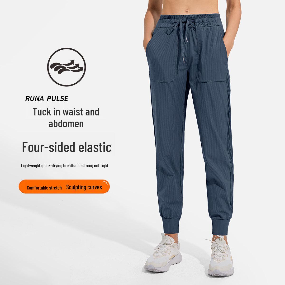 PLUS Women s Quick-Dry Sports Pants: Summer Cuffed Drawstring Casual Pants for Trendy Fitness and Running. XL
PLUS Women s Quick-Dry Sports Pants: Summer Cuffed Drawstring Casual Pants for Trendy Fitness and Running. XL