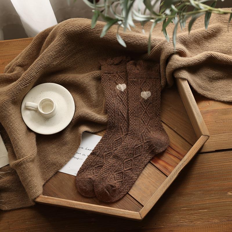 Coffee Wool Socks Children S Medium Tube Thickened Warm Autumn And Winter Stacking Socks Japanese Retro Bear Cute Women S Socks One size fits all
Coffee Wool Socks Children S Medium Tube Thickened Warm Autumn And Winter Stacking Socks Japanese Retro Bear Cute Women S Socks One size fits all