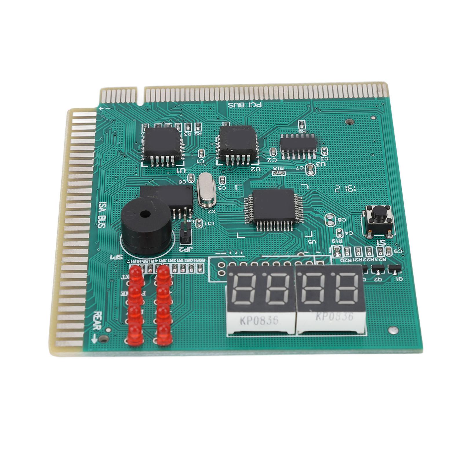 PC Diagnostic Card 4 Digit Standard PCI ISA Port Dual POST Code Display Desktop Diagnostic Card for PC Mother Board
PC Diagnostic Card 4 Digit Standard PCI ISA Port Dual POST Code Display Desktop Diagnostic Card for PC Mother Board