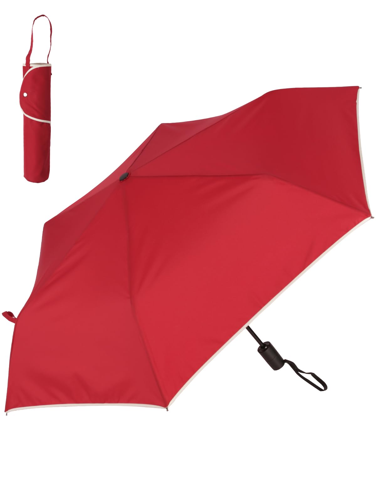 KIZAWA Folding Automatic and Level 5 Water Large Umbrella, Lightweight, One-Touch Open/Close, Women s Men s, Repellent, Compact, Durable, (Red)
KIZAWA Folding Automatic and Level 5 Water Large Umbrella, Lightweight, One-Touch Open/Close, Women s Men s, Repellent, Compact, Durable, (Red)