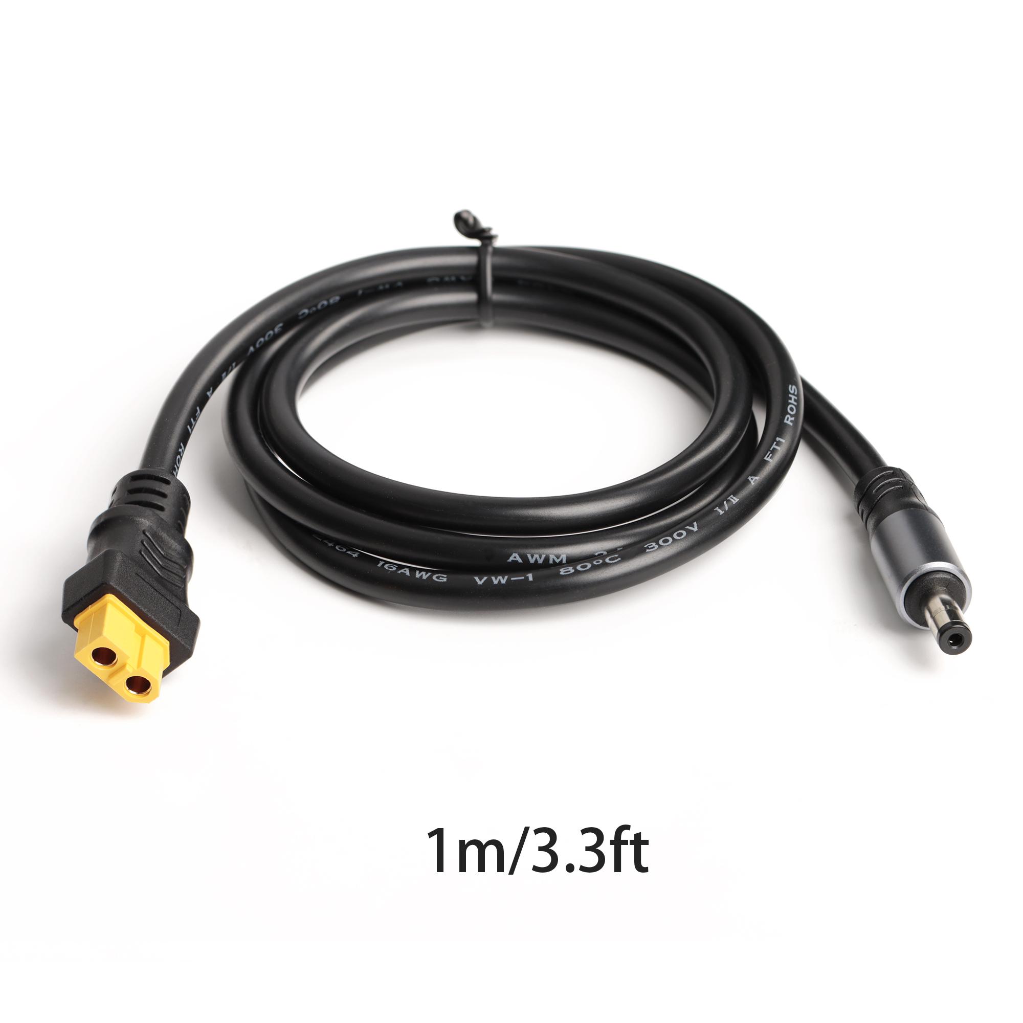 Роз єм XT60 Female/Male до DC5521 Male Адаптер Кабель живлення 16AWG Підключення сонячної панелі Адаптер для заряджання домашньої/автомобільної батареї
Роз єм XT60 Female/Male до DC5521 Male Адаптер Кабель живлення 16AWG Підключення сонячної панелі Адаптер для заряджання домашньої/автомобільної батареї