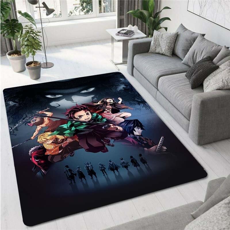 Модные коврики Demon Slayer, 3D печать, аниме, гостиная, спальня, большой мягкий ковер, милый напольный коврик для дома, детской комнаты
Модные коврики Demon Slayer, 3D печать, аниме, гостиная, спальня, большой мягкий ковер, милый напольный коврик для дома, детской комнаты