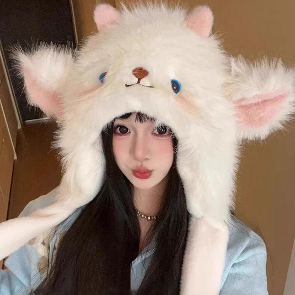 Sheep Winter Plush Hat Anti-cold Fluffy Ear Protection Cap Skiing Lamb Ears Warmer Hat Travel белый
Sheep Winter Plush Hat Anti-cold Fluffy Ear Protection Cap Skiing Lamb Ears Warmer Hat Travel белый