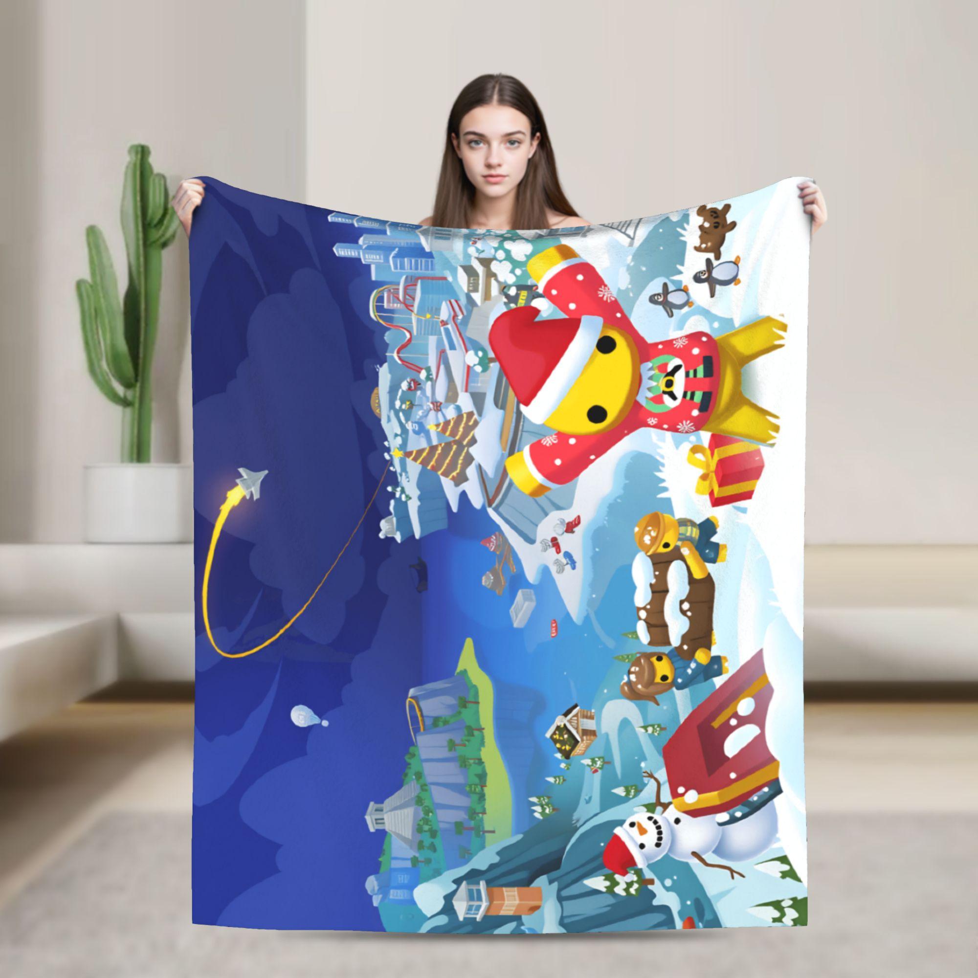 Wobbly Life Holiday Games Blankets Airplane Travel Flannel Throw Blanket For Couch Bed Soft Quality Bedspread Birthday Present 75x90cm
Wobbly Life Holiday Games Blankets Airplane Travel Flannel Throw Blanket For Couch Bed Soft Quality Bedspread Birthday Present 75x90cm