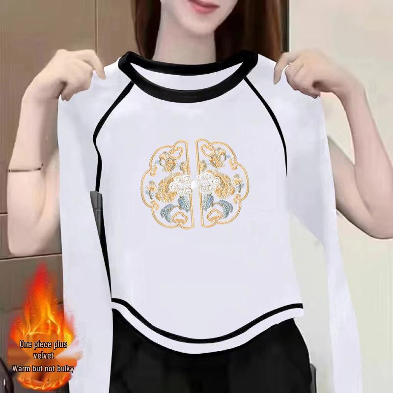Women s 2024 Double-Sided German Velvet Long-Sleeve Chic T-Shirt – Versatile Autumn/Winter Style XXL for 135-145 lbs
Women s 2024 Double-Sided German Velvet Long-Sleeve Chic T-Shirt – Versatile Autumn/Winter Style XXL for 135-145 lbs