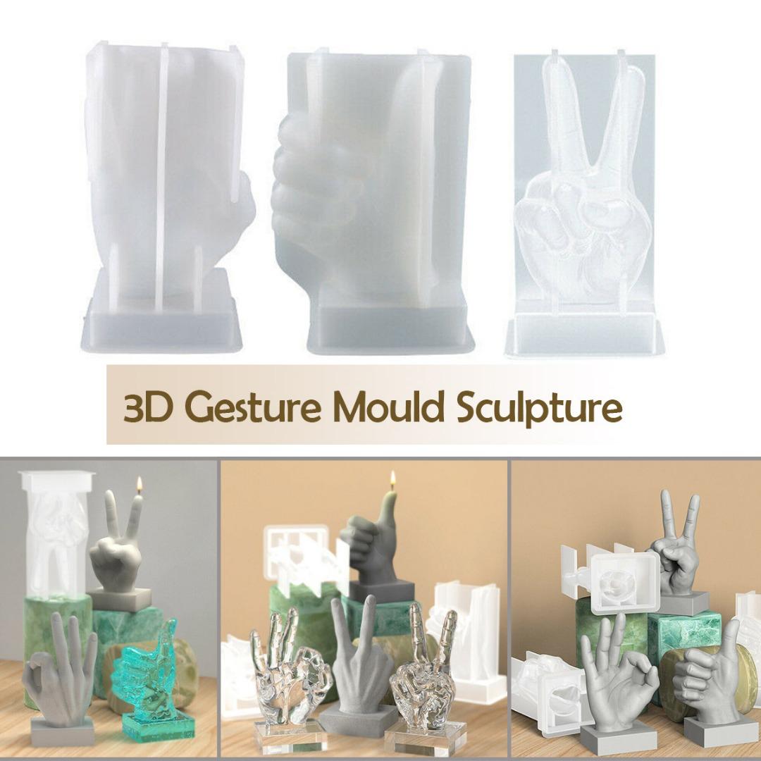 Yuanshu силиконовая 3D скульптура жестов свеча восковая форма мыло эпоксидная смола литейная форма DIY
Yuanshu силиконовая 3D скульптура жестов свеча восковая форма мыло эпоксидная смола литейная форма DIY