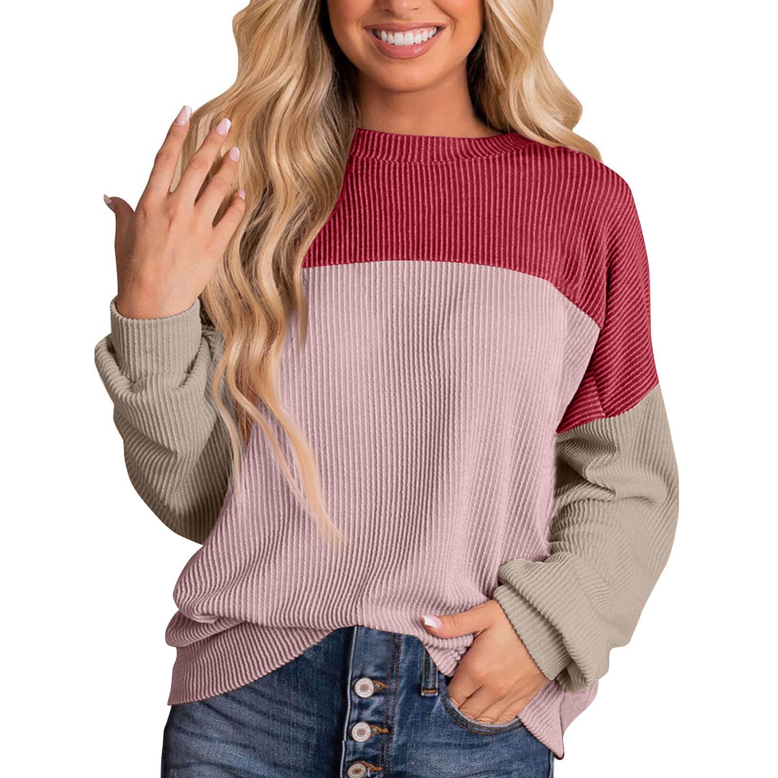 Женская толстовка с круглым вырезом и длинными рукавами в повседневном стиле, свободная толстовка с плотным покрытием, топ с длинными рукавами соответствующего цвета XL красный
Женская толстовка с круглым вырезом и длинными рукавами в повседневном стиле, свободная толстовка с плотным покрытием, топ с длинными рукавами соответствующего цвета XL красный