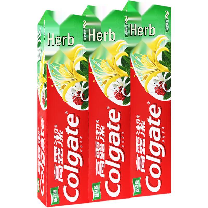 Colgate Herbal Gum Care Toothpaste - Fresh Mint, 3x140g Pack
Colgate Herbal Gum Care Toothpaste - Fresh Mint, 3x140g Pack