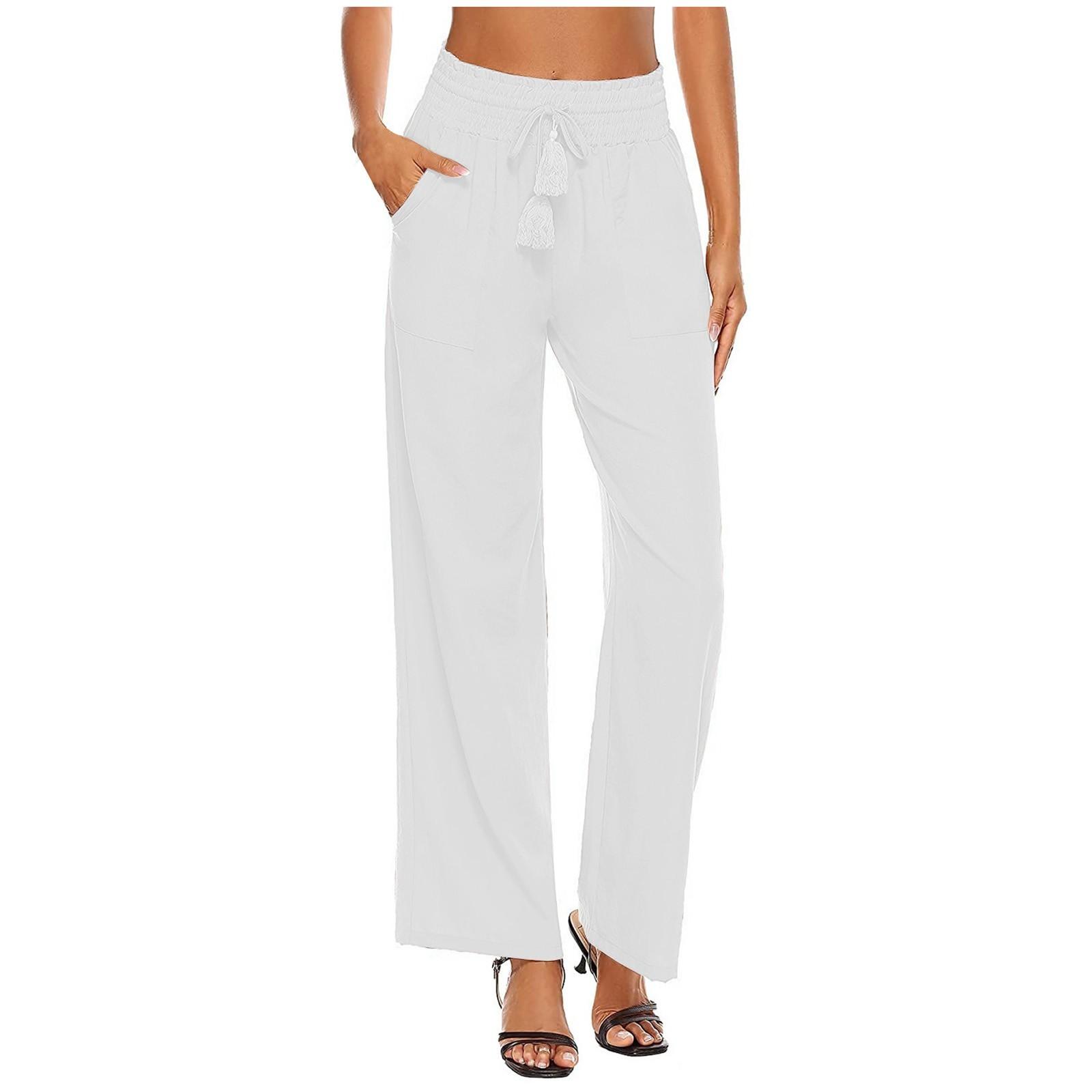 Модные женские однотонные свободные и удобные карманные брюки для отдыха XL белый
Модные женские однотонные свободные и удобные карманные брюки для отдыха XL белый