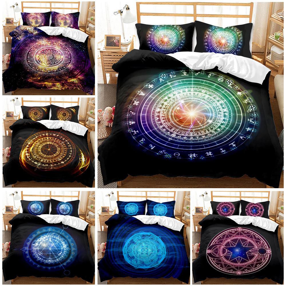 Three-Piece Set Of Twelve Constellations Disc Quilt Cover 3D Digital Printing Kit Bedding 135 * 200 (two-piece set) (90g)
Three-Piece Set Of Twelve Constellations Disc Quilt Cover 3D Digital Printing Kit Bedding 135 * 200 (two-piece set) (90g)