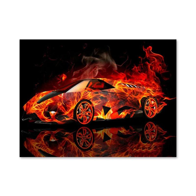 Спортивний автомобіль Flame Art Картини на полотні Абстрактні плакати та принти Настінні картини для вітальні Подарунки для прикраси дому 40x50cm No Framed
Спортивний автомобіль Flame Art Картини на полотні Абстрактні плакати та принти Настінні картини для вітальні Подарунки для прикраси дому 40x50cm No Framed