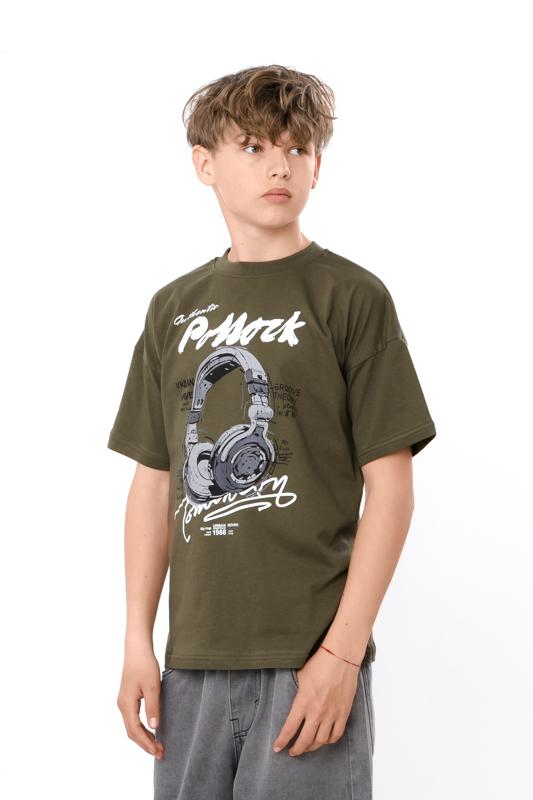 Boy s T-Shirt with Print - Stylish and Comfortable Kids Clothing Summer 6414-001-33-1-3 HC 140 хакі
Boy s T-Shirt with Print - Stylish and Comfortable Kids Clothing Summer 6414-001-33-1-3 HC 140 хакі