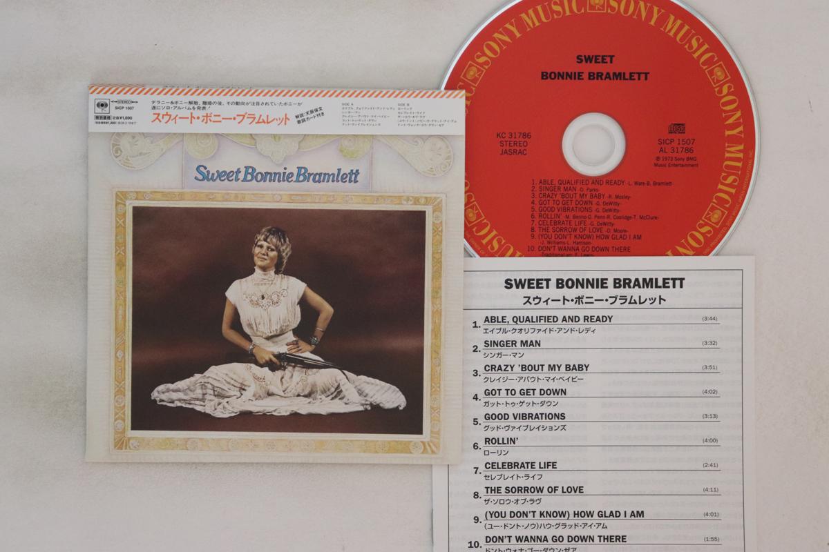 CD BONNIE BRAMLETT - Sweet Bonnie Bramlett SICP1507 SONY 2007 Japan Obi Rock Used
CD BONNIE BRAMLETT - Sweet Bonnie Bramlett SICP1507 SONY 2007 Japan Obi Rock Used