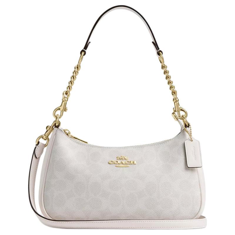 COACH Teri 25 Microbranded Detachable Shoulder Strap Faux Leather Crossbody Shoulder Bag Medium Women s Chalk White білий
COACH Teri 25 Microbranded Detachable Shoulder Strap Faux Leather Crossbody Shoulder Bag Medium Women s Chalk White білий