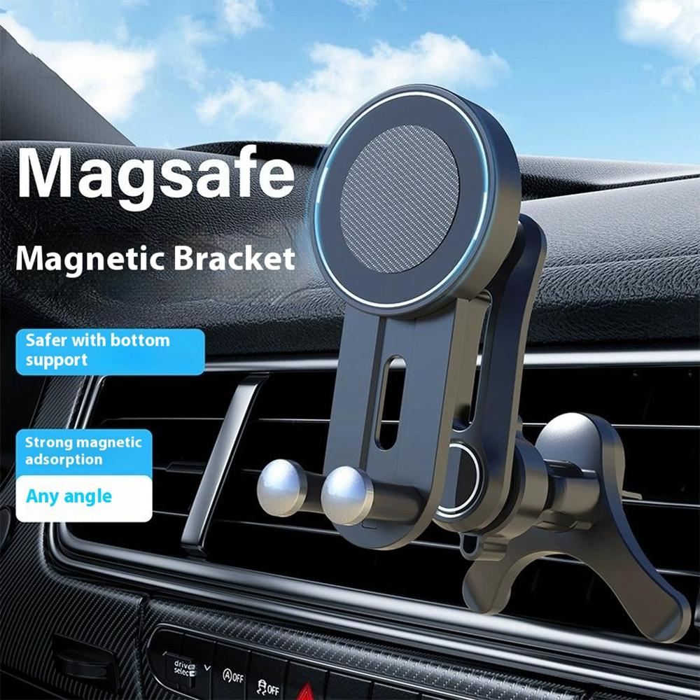 V004 Compatible with MagSafe Car Phone Holder Air Vent Mount Adjustable Angle Cellphone Bracket A
V004 Compatible with MagSafe Car Phone Holder Air Vent Mount Adjustable Angle Cellphone Bracket A