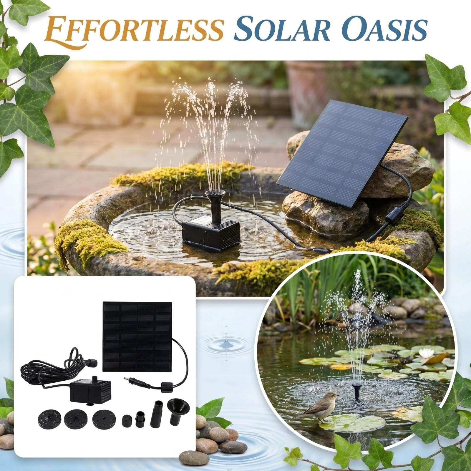 11CM Solar Powered Fountain Pump Kit for Outdoor Garden Pond Bird Bath Landscape Water Feature with Multiple Spray Heads and Square Solar Panel One Size чёрный
11CM Solar Powered Fountain Pump Kit for Outdoor Garden Pond Bird Bath Landscape Water Feature with Multiple Spray Heads and Square Solar Panel One Size чёрный