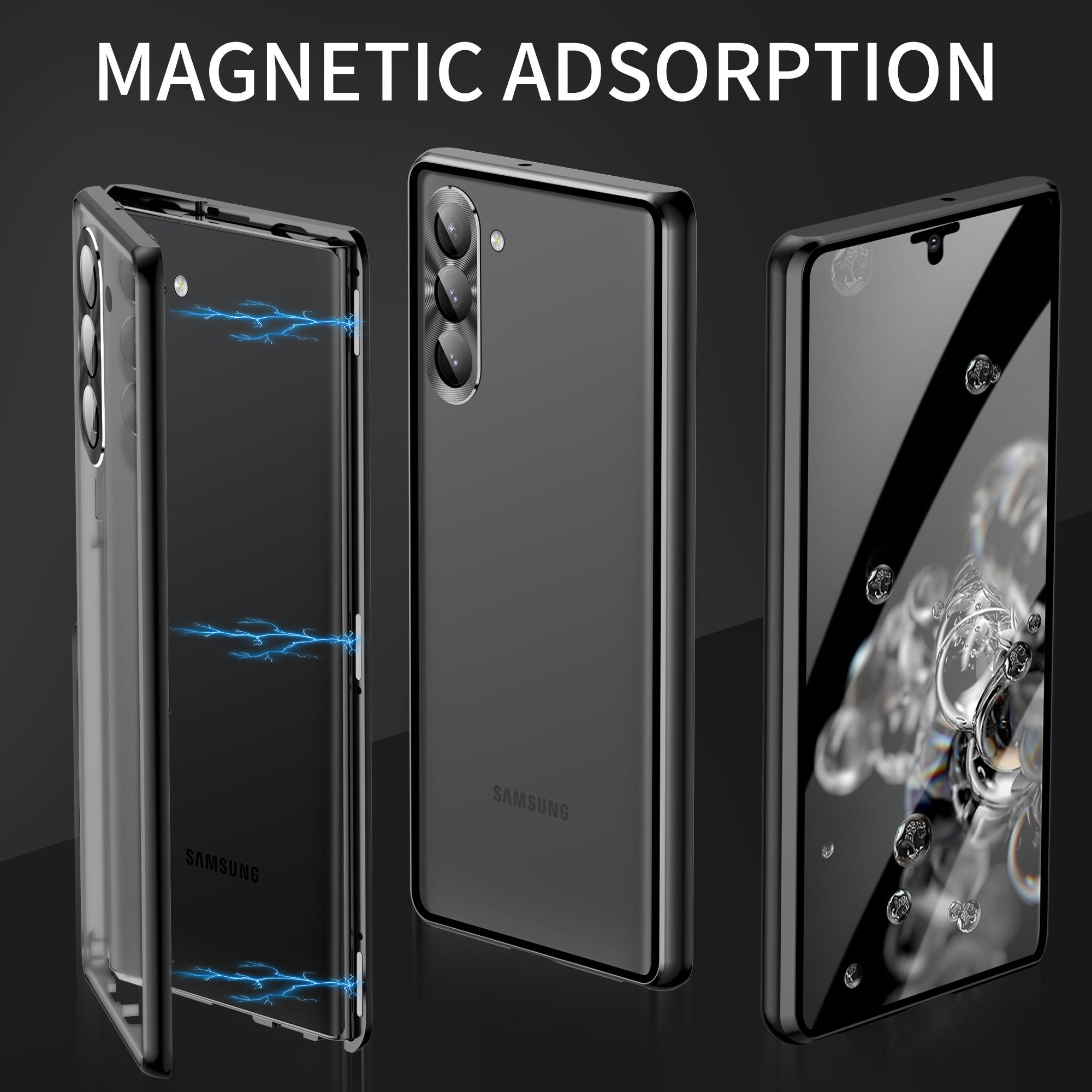 For Samsung Galaxy S23+ Case Magnetic Adsorption Phone Cover with Anti-Peep Dual Sided Tempered Glass Light Purple
For Samsung Galaxy S23+ Case Magnetic Adsorption Phone Cover with Anti-Peep Dual Sided Tempered Glass Light Purple