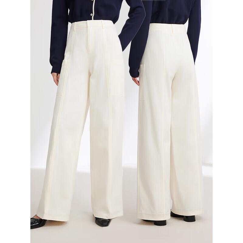 EP Yaying Women s Beige High-Waisted Wide-Leg Suit Pants L 4
EP Yaying Women s Beige High-Waisted Wide-Leg Suit Pants L 4