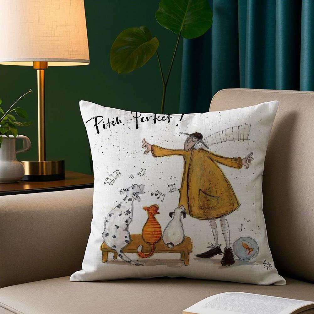 Art S-Sam T-Toft Pillow Case Plush Fabric Soft Pillowcase Double Sided Print Sofa Cushion Cover Throw 12x12Inch
Art S-Sam T-Toft Pillow Case Plush Fabric Soft Pillowcase Double Sided Print Sofa Cushion Cover Throw 12x12Inch