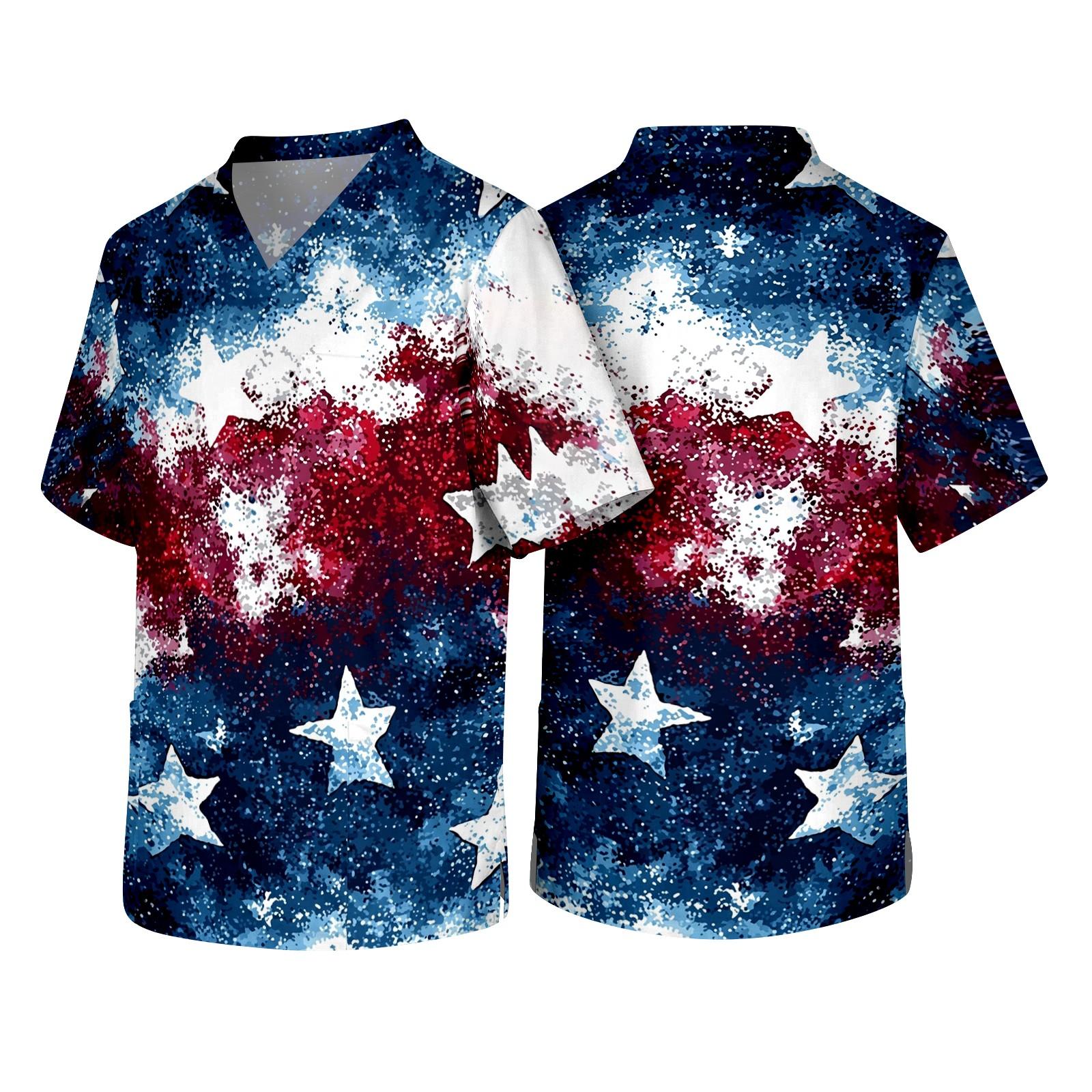 Men s V Neck Short Sleeve Work Scrub Top with Chest Pocket American Flag Print Durable Fabric Comfortable Fit Medical Uniform XXXXL тёмно-синий
Men s V Neck Short Sleeve Work Scrub Top with Chest Pocket American Flag Print Durable Fabric Comfortable Fit Medical Uniform XXXXL тёмно-синий