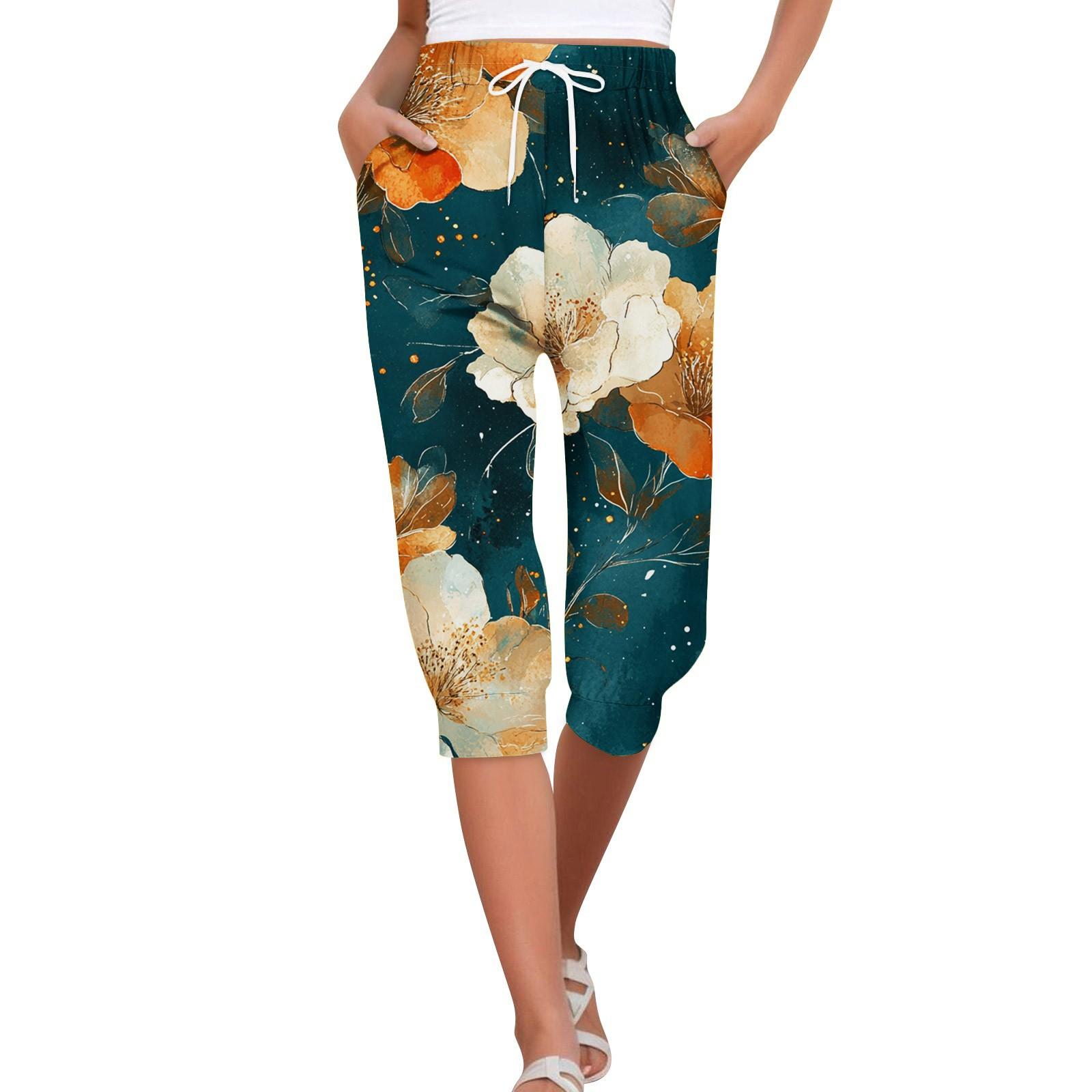Women s Summer Hawaiian Print Casual Loose Cropped Pants with Pockets XXL Темно-синій
Women s Summer Hawaiian Print Casual Loose Cropped Pants with Pockets XXL Темно-синій
