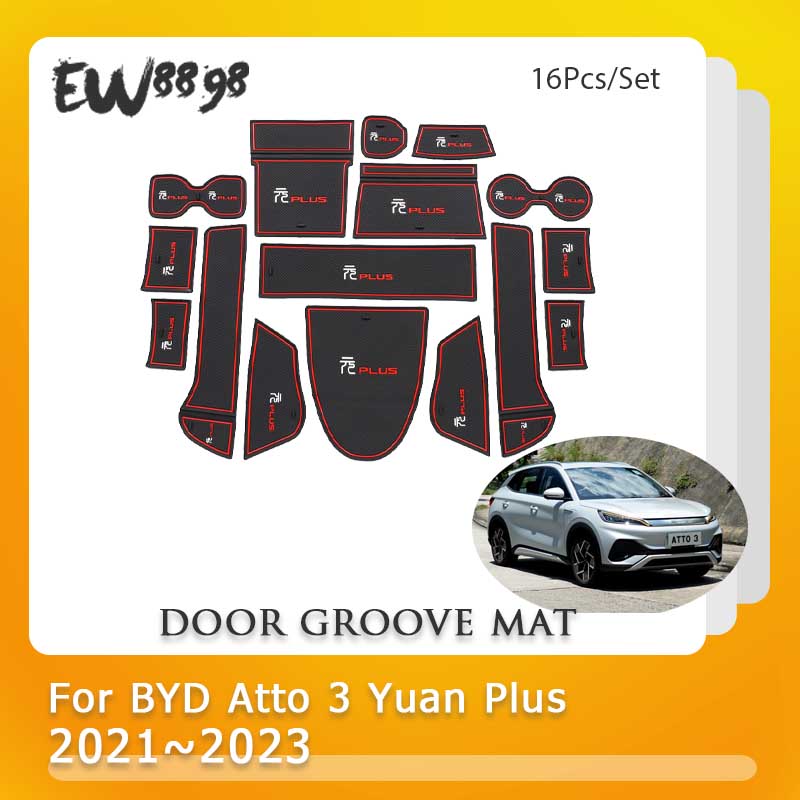 Коврик с дверным пазом для BYD Atto 3 2022 Yuan Plus 2023 EV Gate Slot Pad Нескользящий резиновый коврик для чашек Автомобильные подставки Авто
Коврик с дверным пазом для BYD Atto 3 2022 Yuan Plus 2023 EV Gate Slot Pad Нескользящий резиновый коврик для чашек Автомобильные подставки Авто