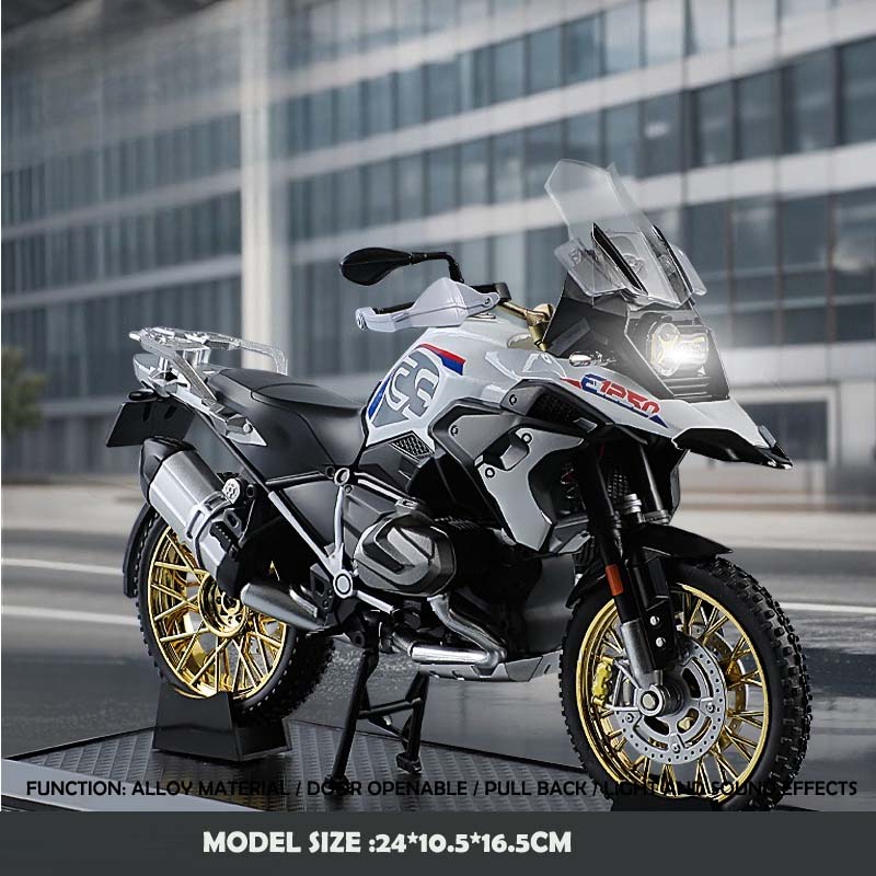 Симуляція 1/10 Масштаб R 1250 GS Adventure Сплав Модель Мотоцикла Дитяча Сплавна Модель Мотоцикла Іграшка Колекція Декор для Дому білий
Симуляція 1/10 Масштаб R 1250 GS Adventure Сплав Модель Мотоцикла Дитяча Сплавна Модель Мотоцикла Іграшка Колекція Декор для Дому білий