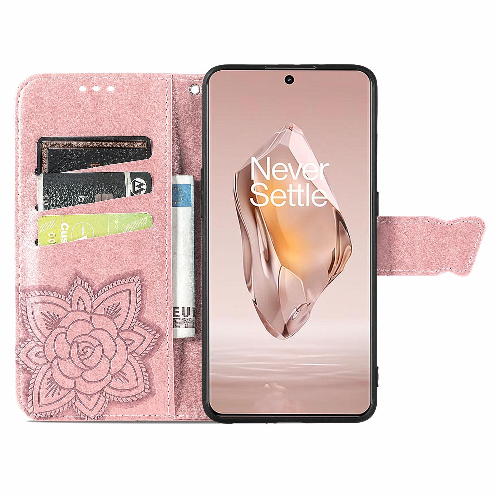 For OnePlus 12R 5G/Ace 3 5G Magnetic Phone Case Folio Stand Butterfly Imprinted Cover Rose Gold 
For OnePlus 12R 5G/Ace 3 5G Magnetic Phone Case Folio Stand Butterfly Imprinted Cover Rose Gold
