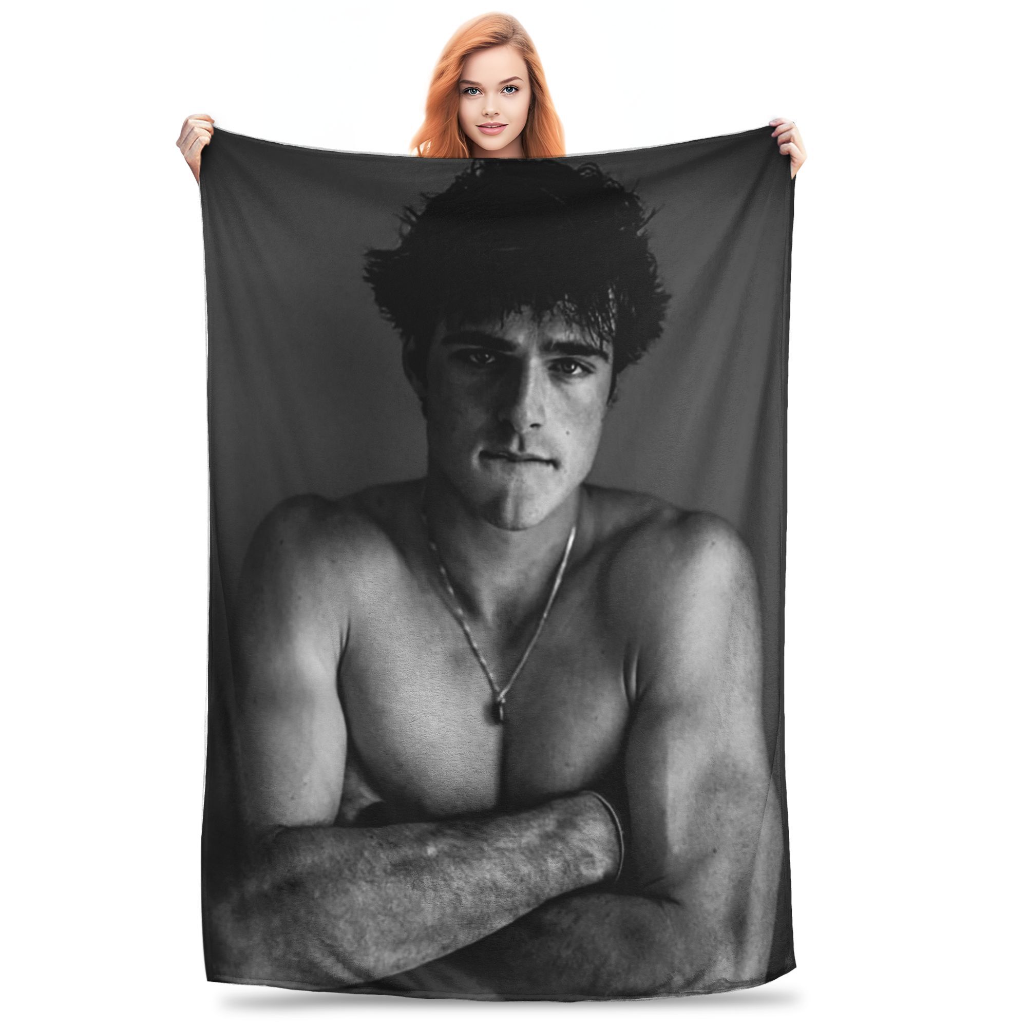 Flannel Throw Blanket Jacob Elordi Australian Actor Warm Plush Blankets Soft Bedding for Bed Living room Home Travel Couch 75x90cm
Flannel Throw Blanket Jacob Elordi Australian Actor Warm Plush Blankets Soft Bedding for Bed Living room Home Travel Couch 75x90cm