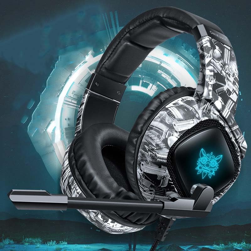 Camouflage Trend Gaming Headset - Wired Headset with Free Rotation, Noise Reduction Microphone, Color RGB Breathing Light, 40mm Driving Wheel Unit,
Camouflage Trend Gaming Headset - Wired Headset with Free Rotation, Noise Reduction Microphone, Color RGB Breathing Light, 40mm Driving Wheel Unit,
