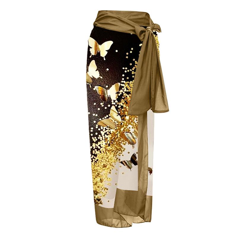 Европейский и американский праздничный стиль женское повседневное платье-миди с принтом One Size золотой
Европейский и американский праздничный стиль женское повседневное платье-миди с принтом One Size золотой